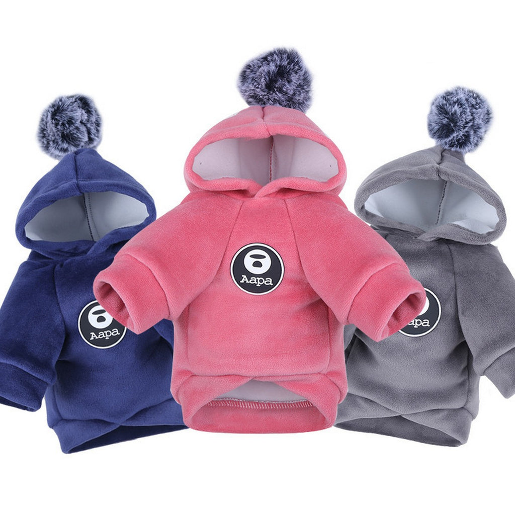 Cute Ball Pet Hoodie – Warm Fall Winter Outfit_CWMM11071