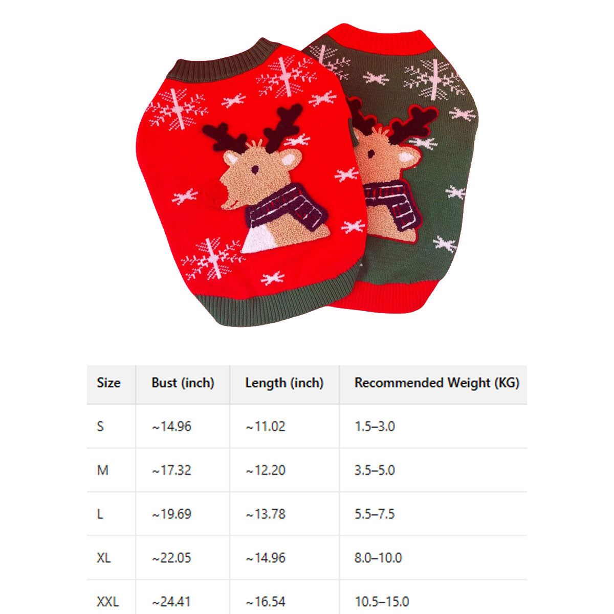 Warm Wool Dog Cat Sweater for Winter_CWMM12351