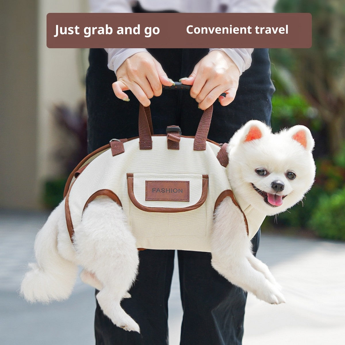 Portable Pet Travel Bag – Breathable Dog & Cat Carrier_CWMM11073