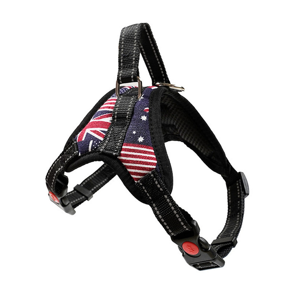 Large Dog Harness No-Pull Reflective Vest for Walking_CWMM11128