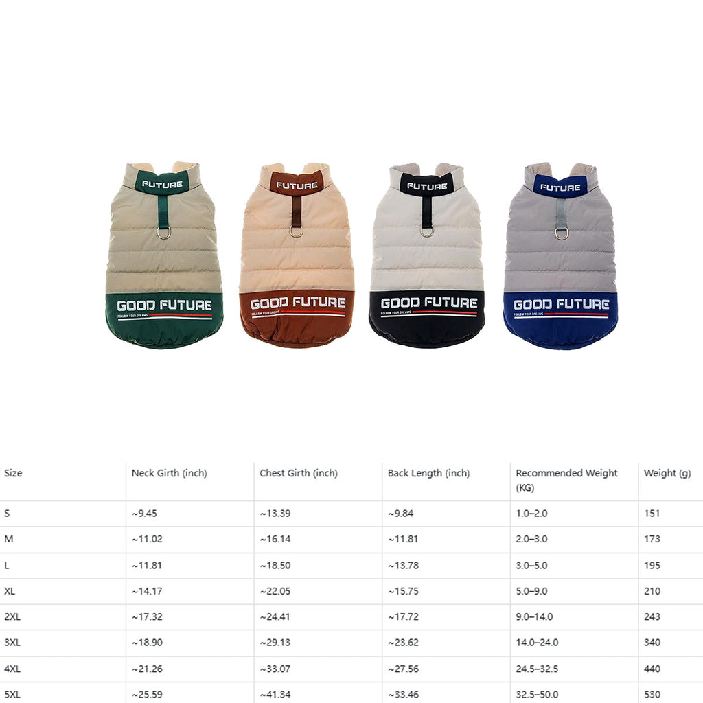 Winter Windproof Dog Coat for Outdoor Wear_CWMM12404