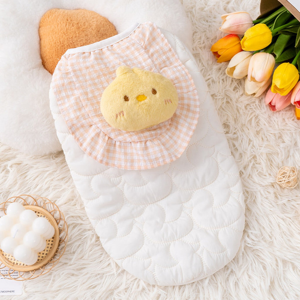 Cute Duck Pet Winter Vest for Dogs Cats_CWMM12744