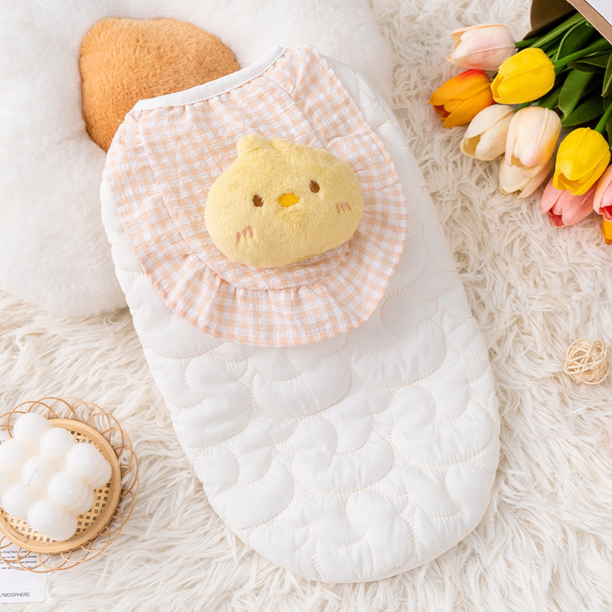 Cute Duck Pet Winter Vest for Dogs Cats_CWMM12744