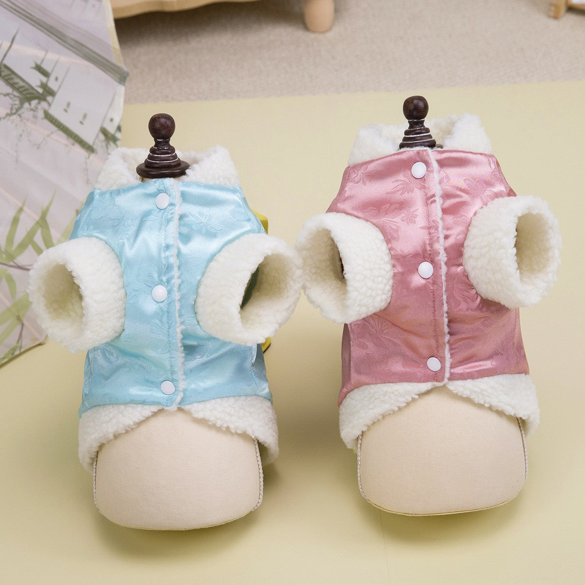 Elegant Korean Dog Winter Coat Small Doga_CWMM12278