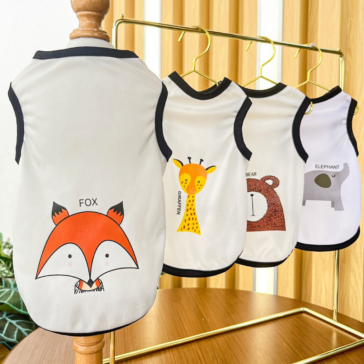 Pet Summer Vest – Nordic Style Dog Cat Shirt_CWMM11275