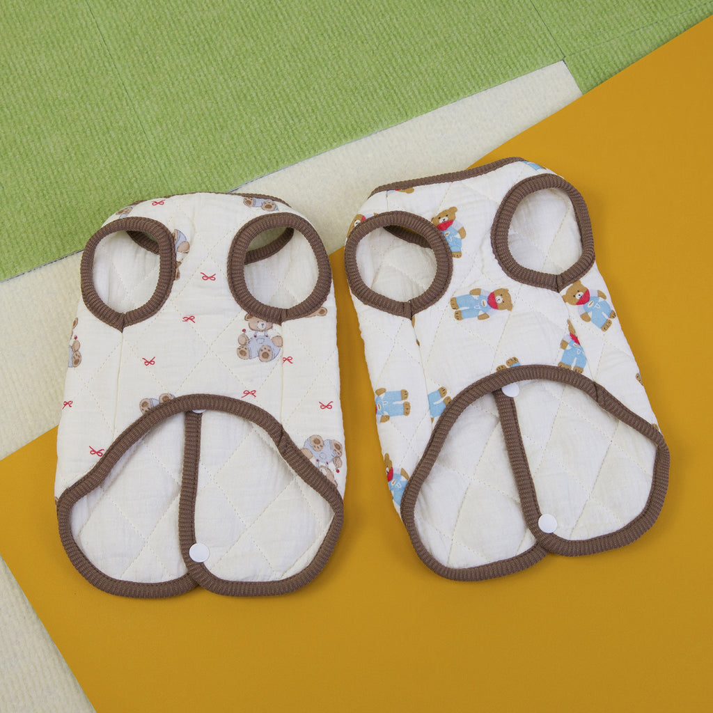 Warm Winter Dog Cotton Vest for Small Pets_CWMM12202