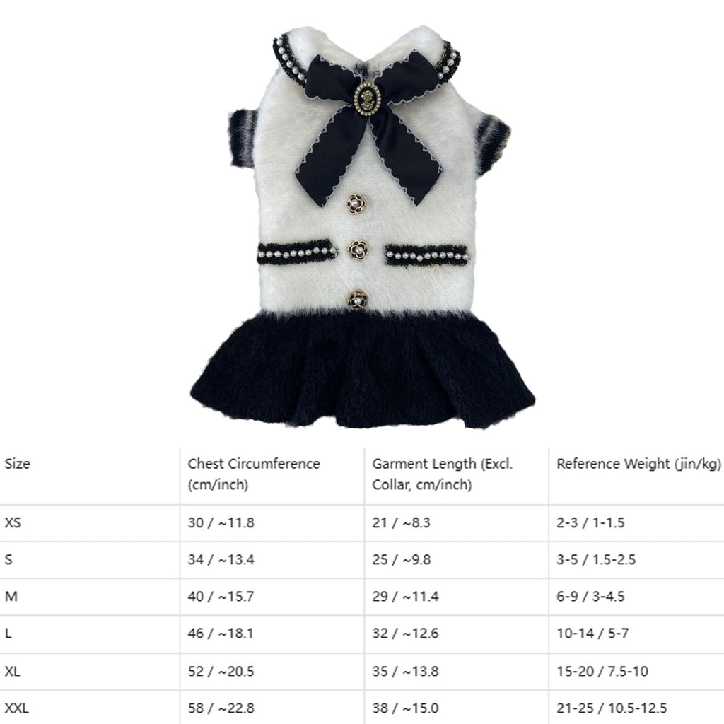 Winter Knit Pet Dress for Dogs and Cats_CWMM12280