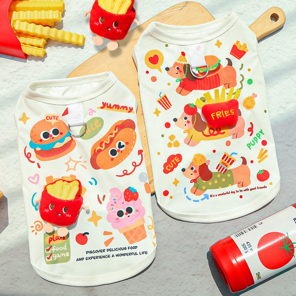 Summer Pet Clothes – Lightweight Ice Silk Vest_CWMM11059