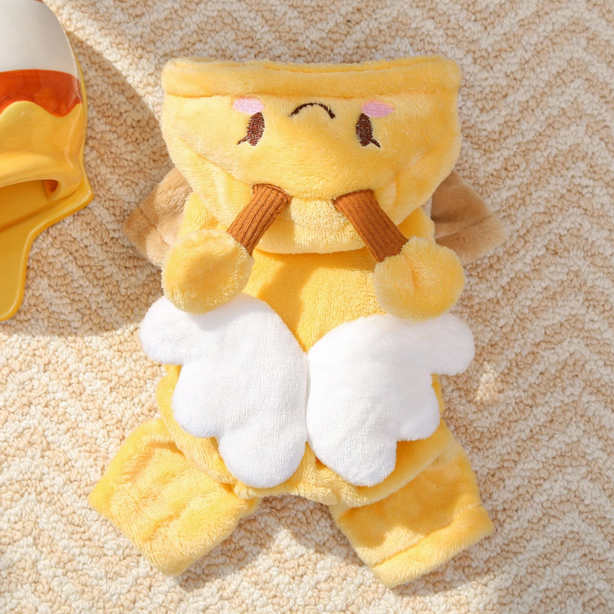 Flannel Pet Jumpsuit – Warm Dog Cat Outfit_CWMM11302