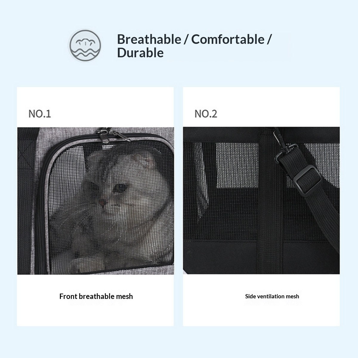 Lightweight Pet Travel Carrier for Small Pets_CWMM12932