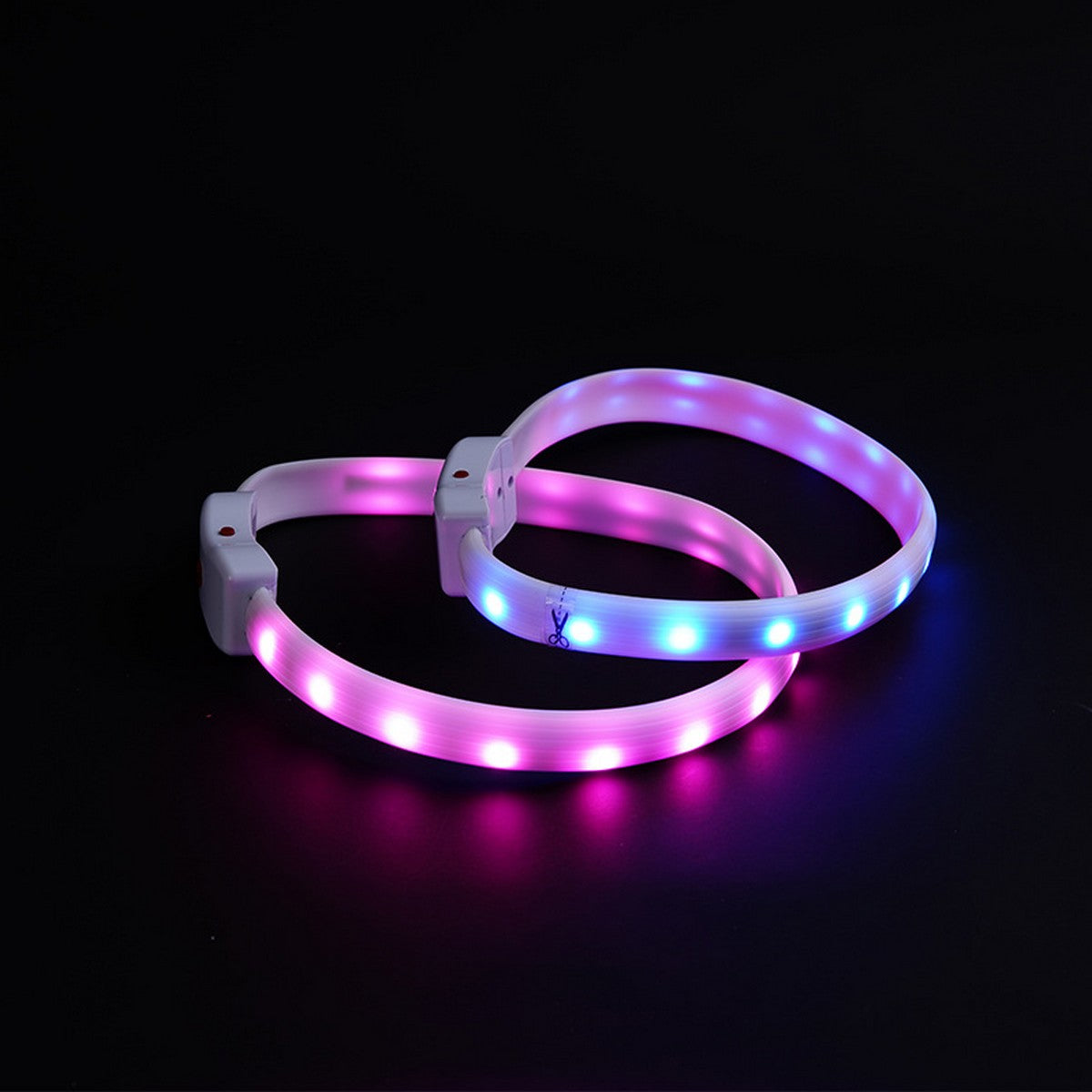 LED USB Dog Collar Cuttable PVC Glow_CWMM11455