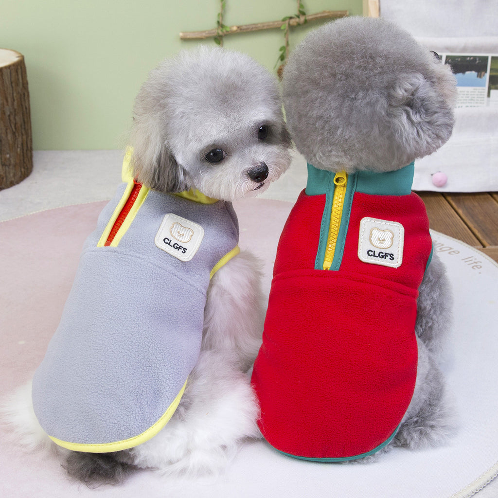 Cool Fleece Dog Vest for Small Dogs_CWMM12205