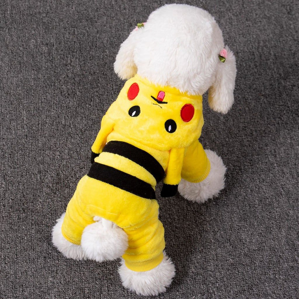 Pet Cartoon Costume Four Leg Winter Outfit_CWMM12787