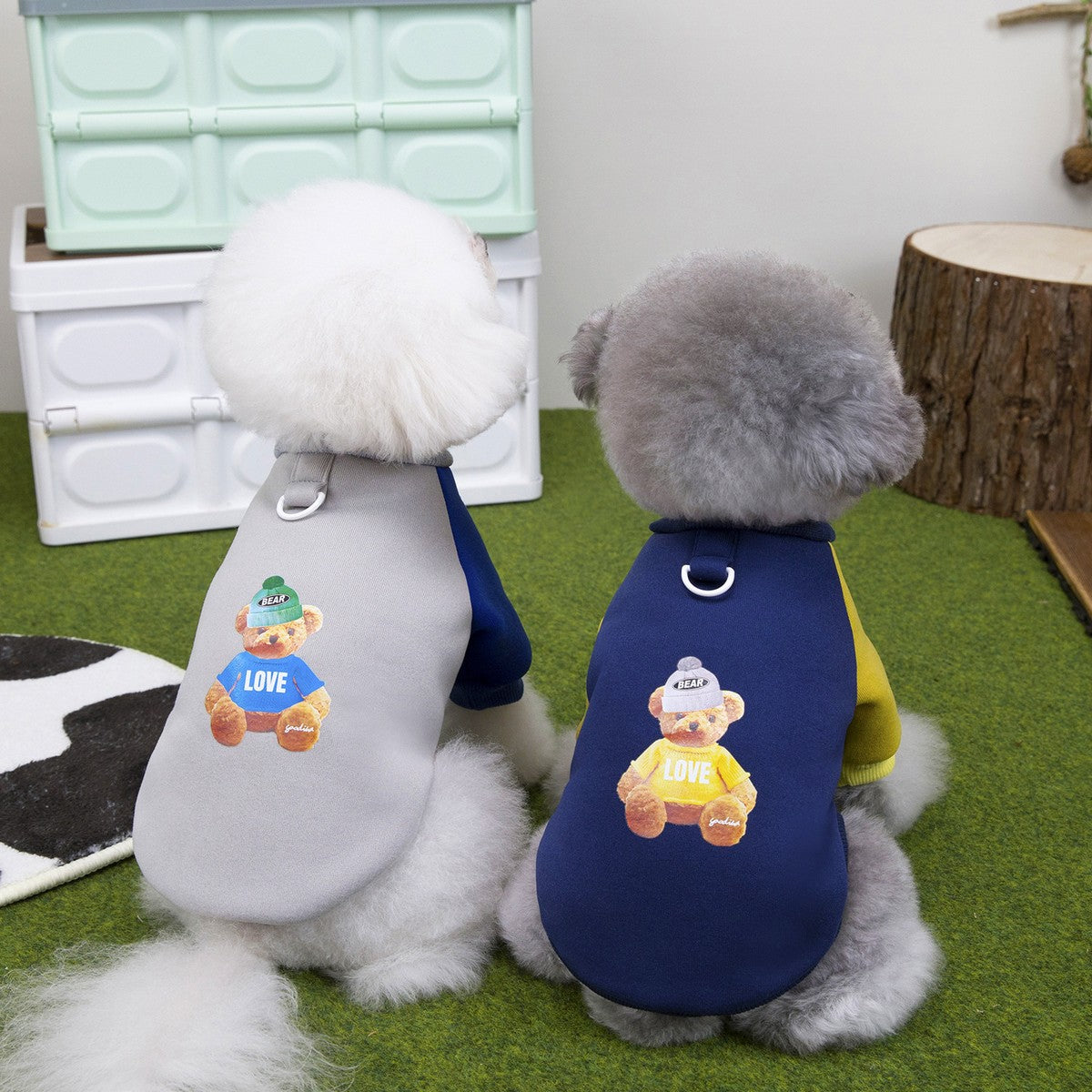 Warm Fleece Dog Hoodie Teddy Bichon Yorkie_CWMM12249