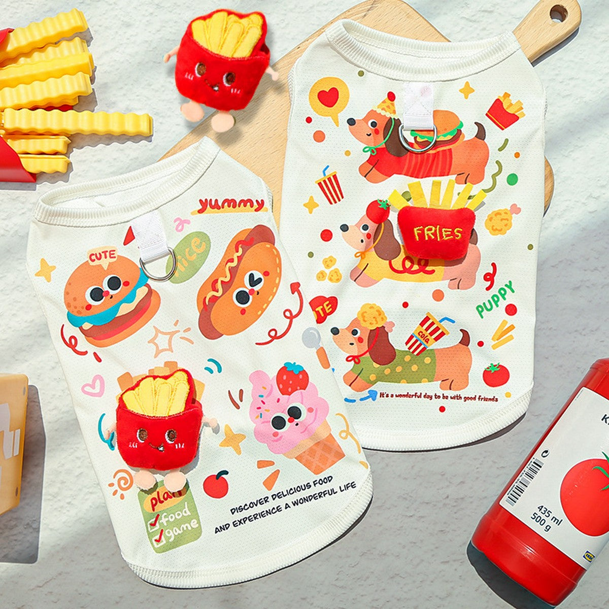 Summer Pet Clothes – Lightweight Ice Silk Vest_CWMM11059