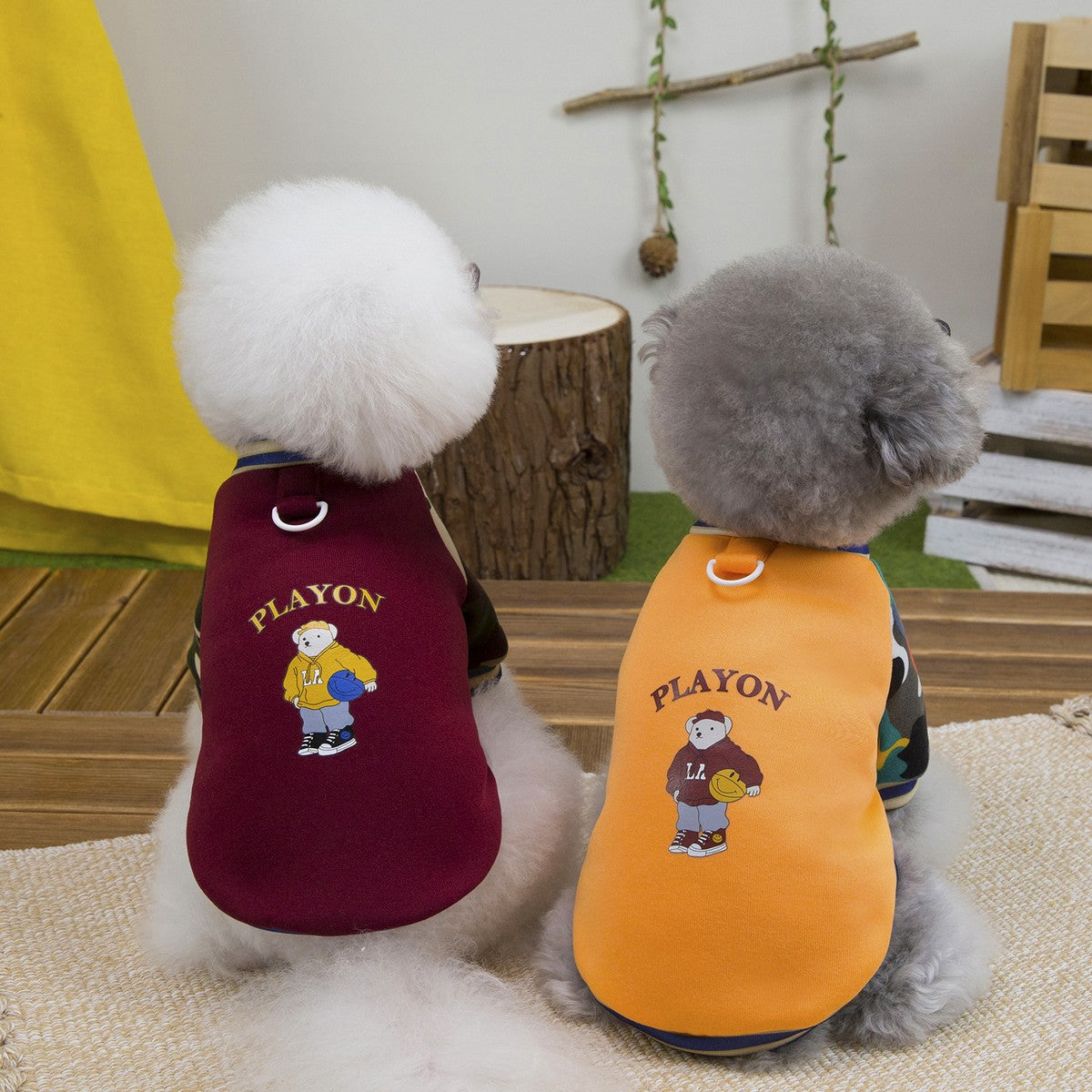Winter Dog Hoodie Small Dogs Plush Sweater_CWMM12275