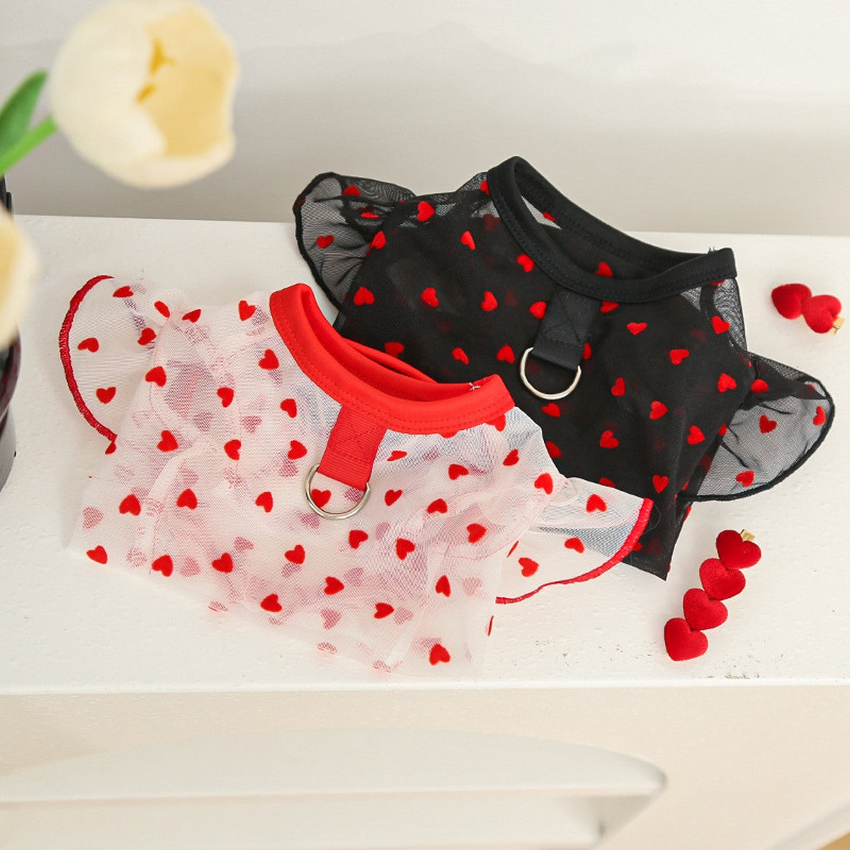 Airy Mesh & Flutter Sleeve Design_CWMM11125