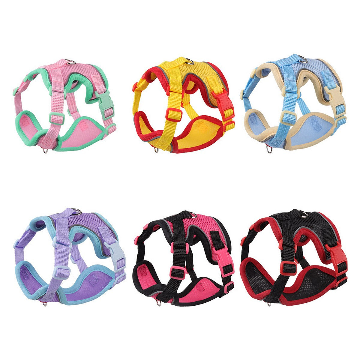 Comfort Fit Dog Vest Harness with Leash_CWMM12569