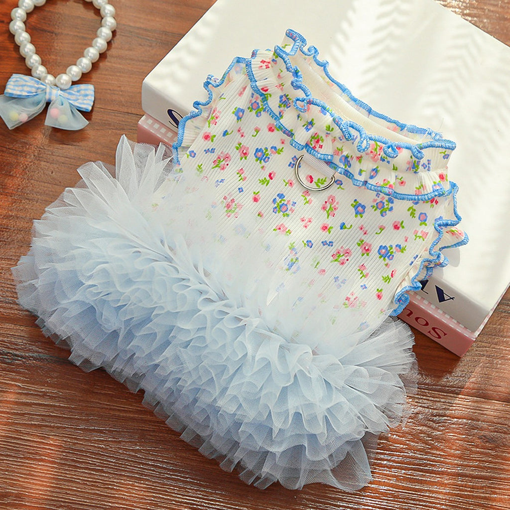 Pet Pajamas Bulk Order Floral Print & Cooling Fabric_CWMM11137