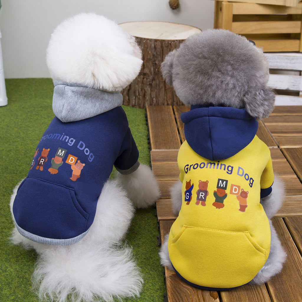 Autumn Winter Fleece Dog Sweatshirt_CWMM12200