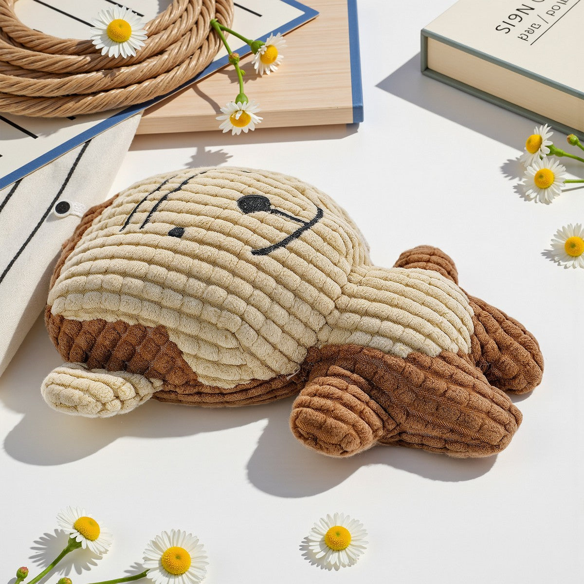 Durable Plush Squeaky Dog Toy for Chewing_CWMM12963