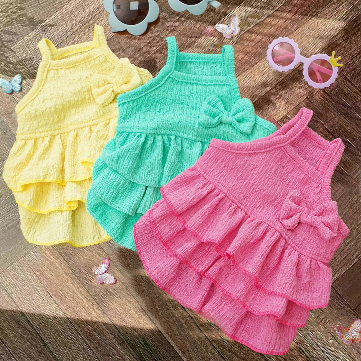 New Pet Tutu Dress Thin & Cute for Teddy and Bichon_CWMM11140