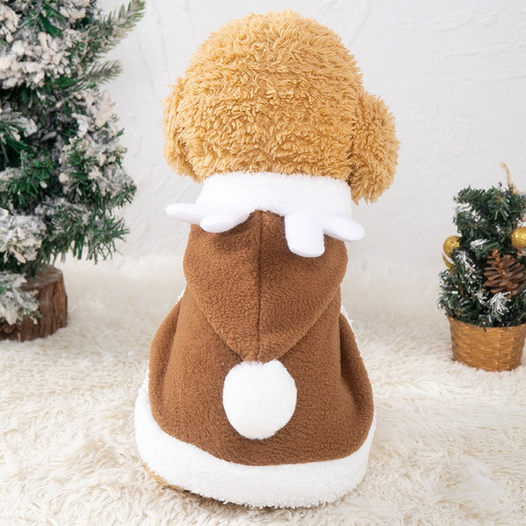 Small Dog Cat Cosplay Reindeer Costume_CWMM12879