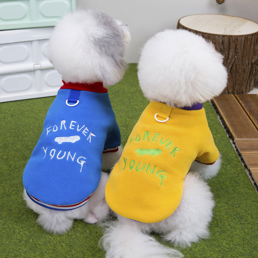 Warm Fleece Dog Hoodie for Small Dogs_CWMM12198