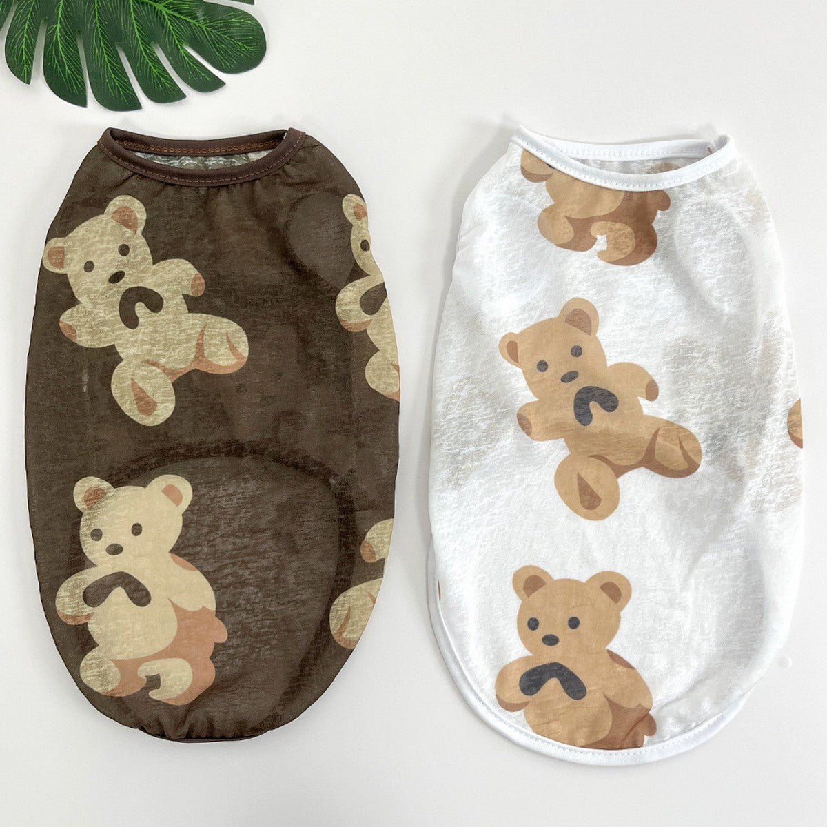 Large Dog Summer Vest  Bear Print Cooling Apparel_CWMM11135