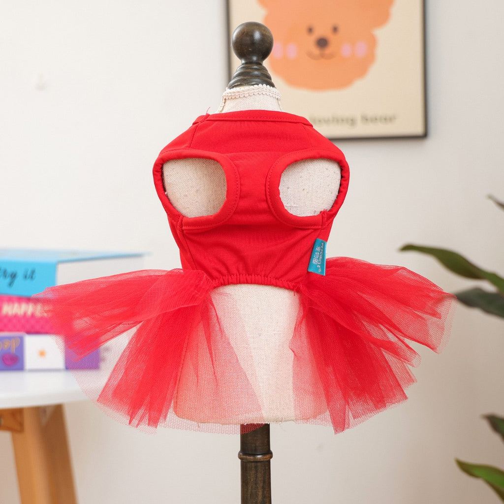 Cute Pet Sweet Princess Tulle Dress_CWMM13088