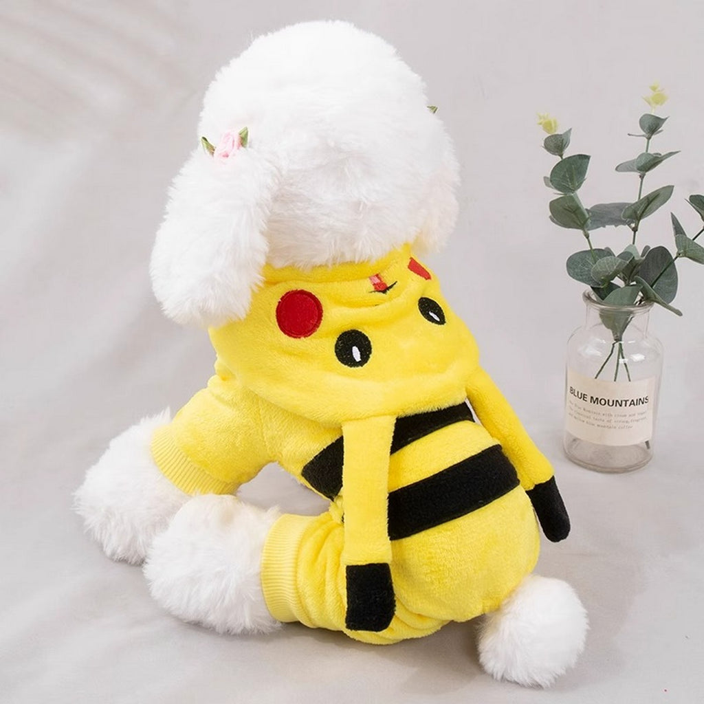 Pet Cartoon Costume Four Leg Winter Outfit_CWMM12787