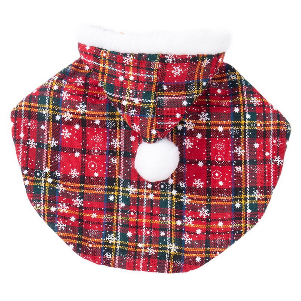 Pet Standing Christmas Hooded Cape Costume_CWMM12881