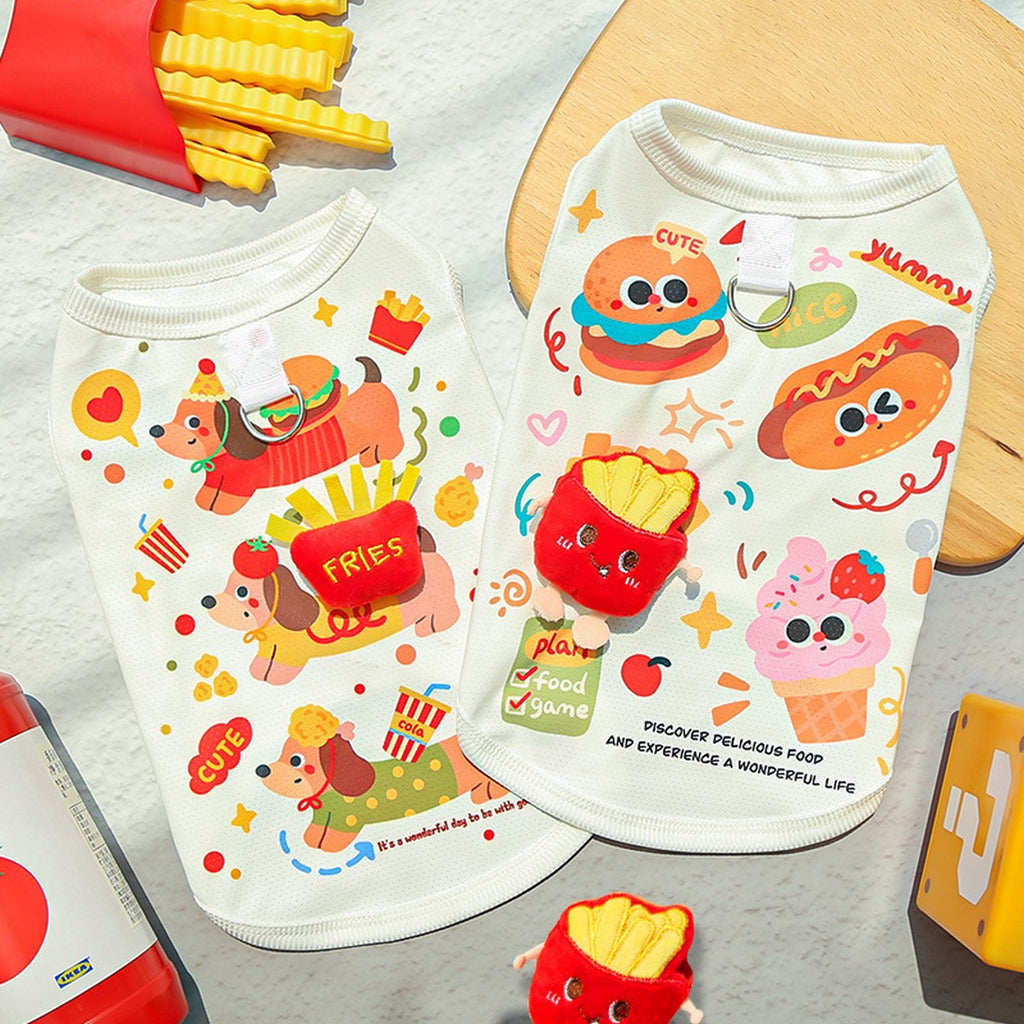 Summer Pet Clothes – Lightweight Ice Silk Vest_CWMM11059