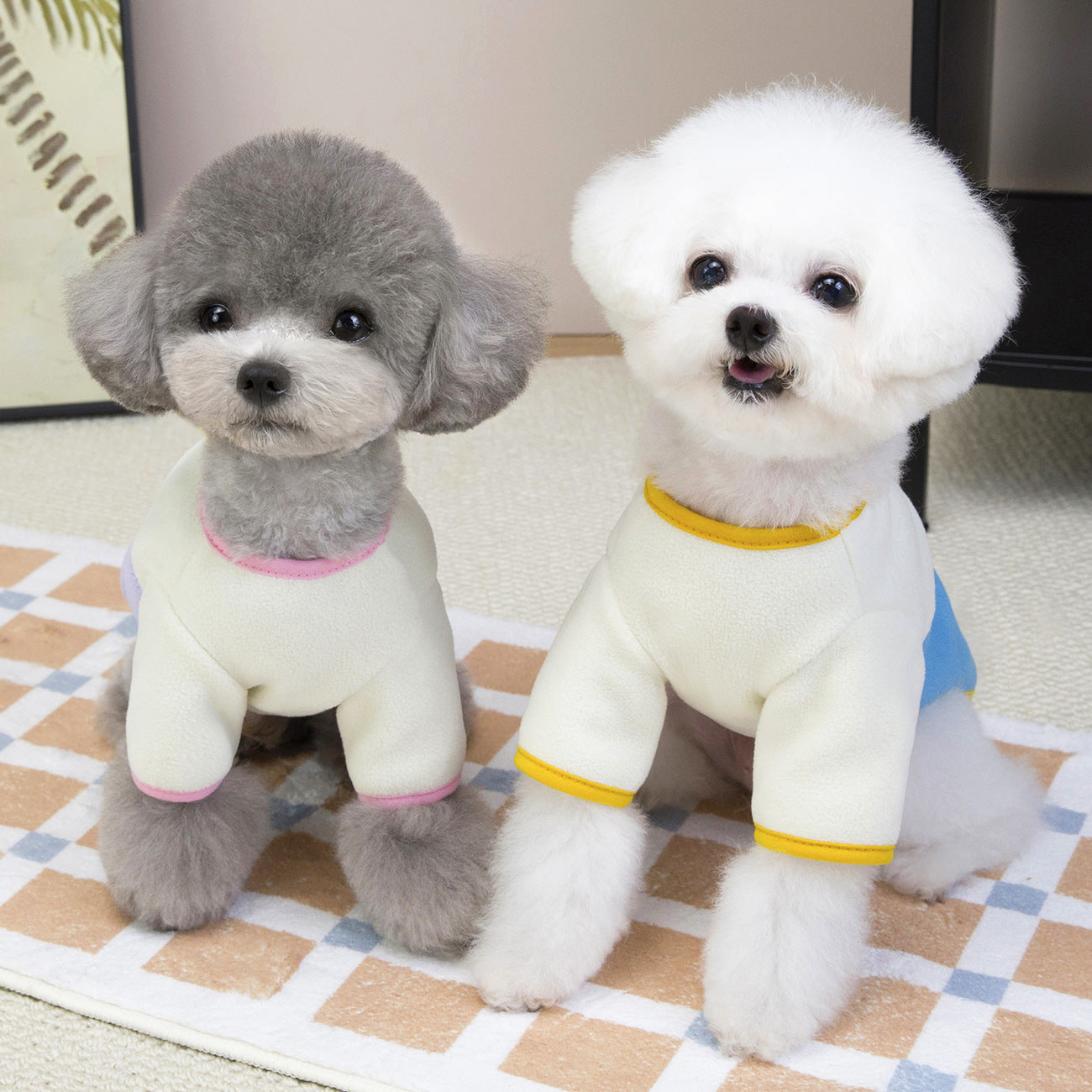 Cute Fleece Dog Vest for Small Dogs_CWMM12199