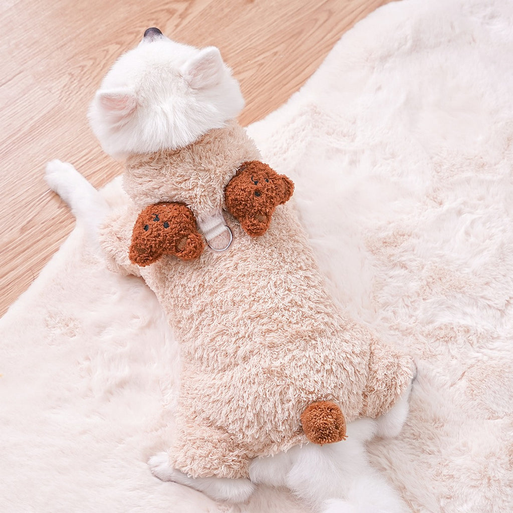 Warm Bear Costume   Winter Dog Cat Wear_CWMM11298