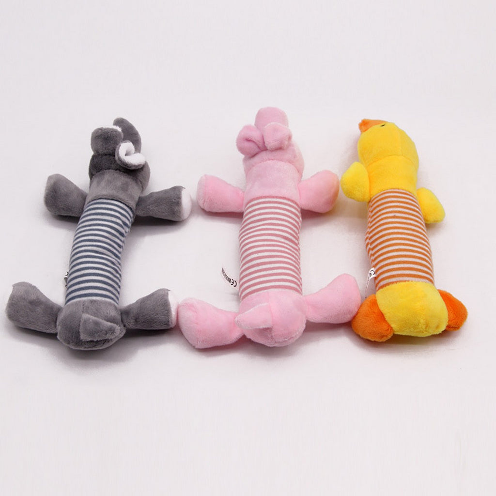 Plush Squeaky Animal Dog Toy for Chewing_CWMM12958