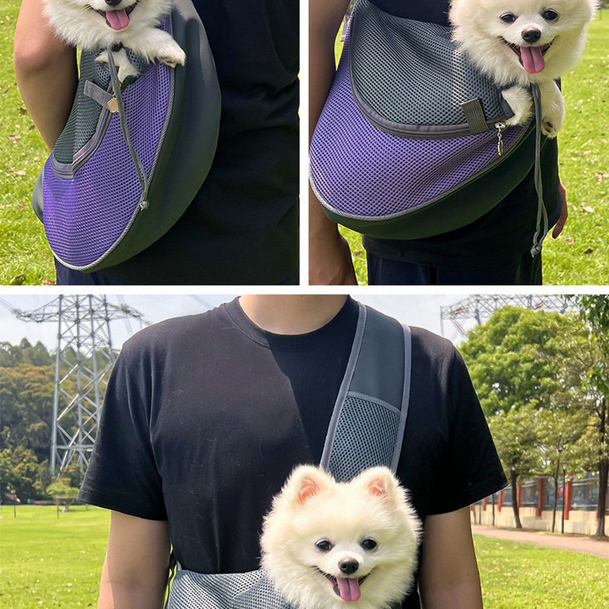 Breathable Mesh Cat & Dog Carrier_CWMM11133