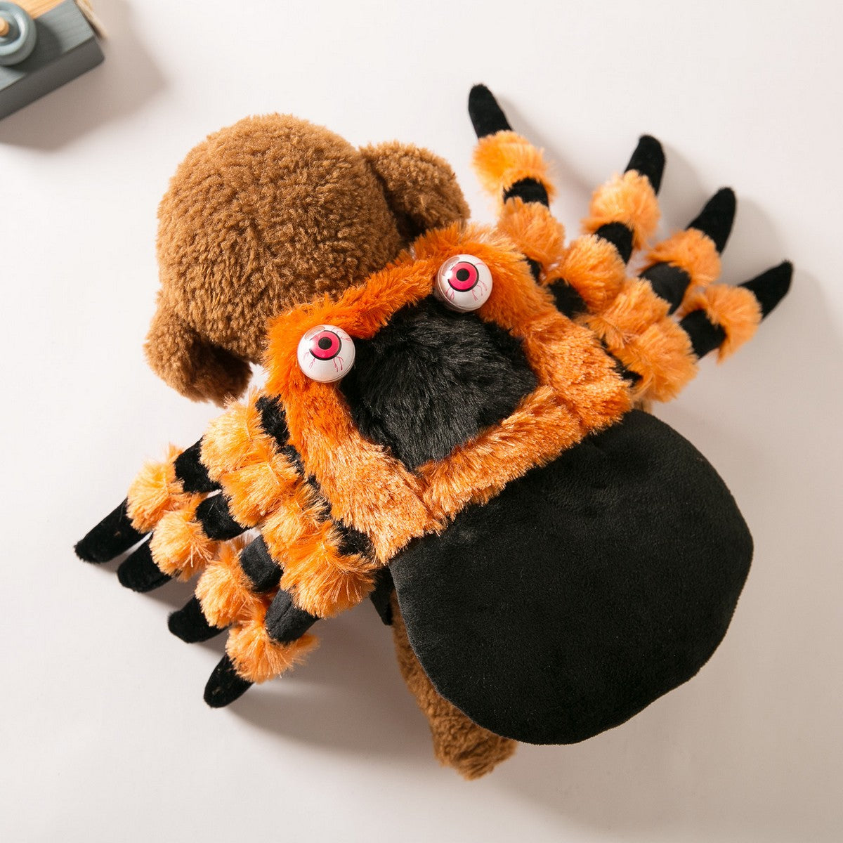 Pet Plush Spider Costume for Dogs and Cats_CWMM12816