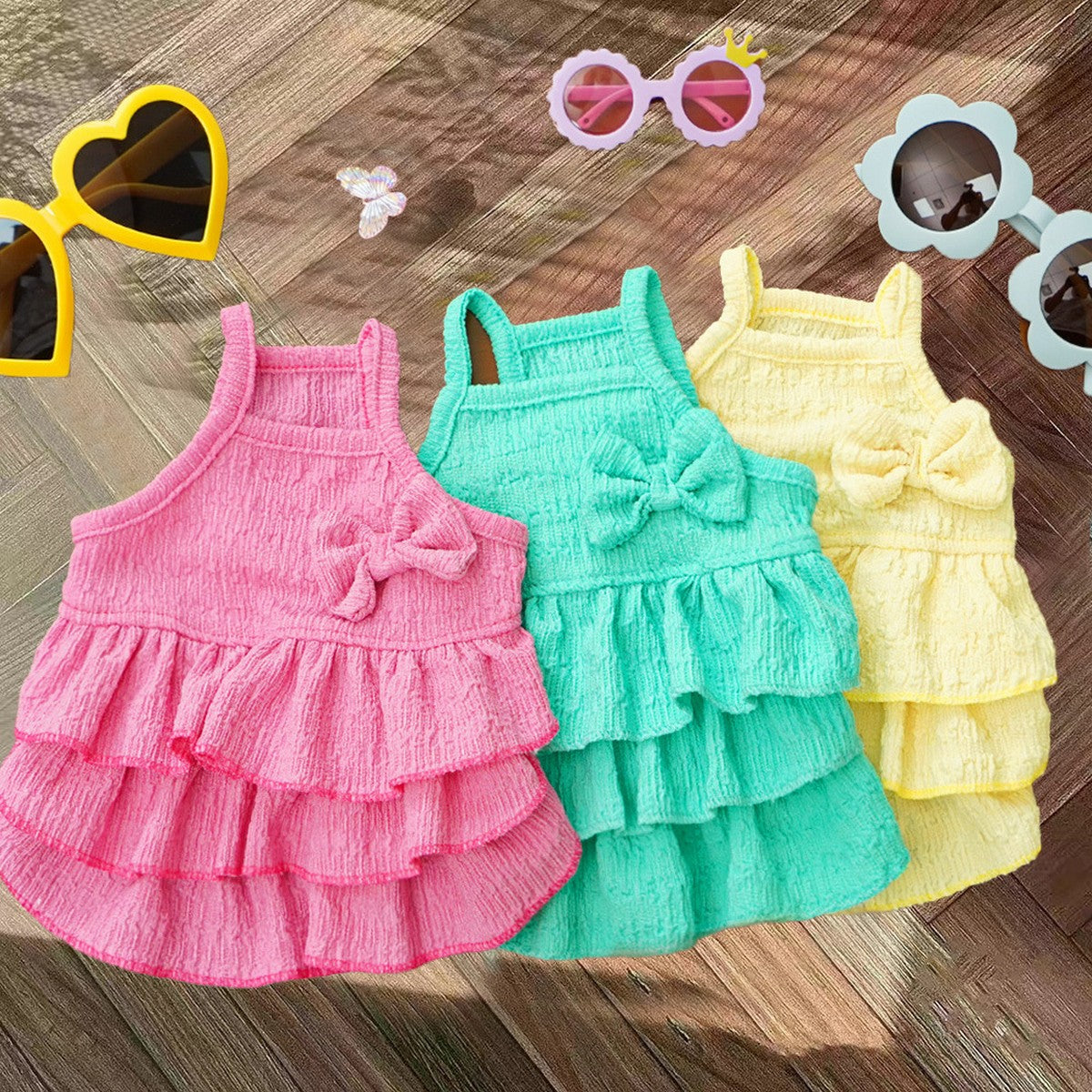 New Pet Tutu Dress Thin & Cute for Teddy and Bichon_CWMM11140