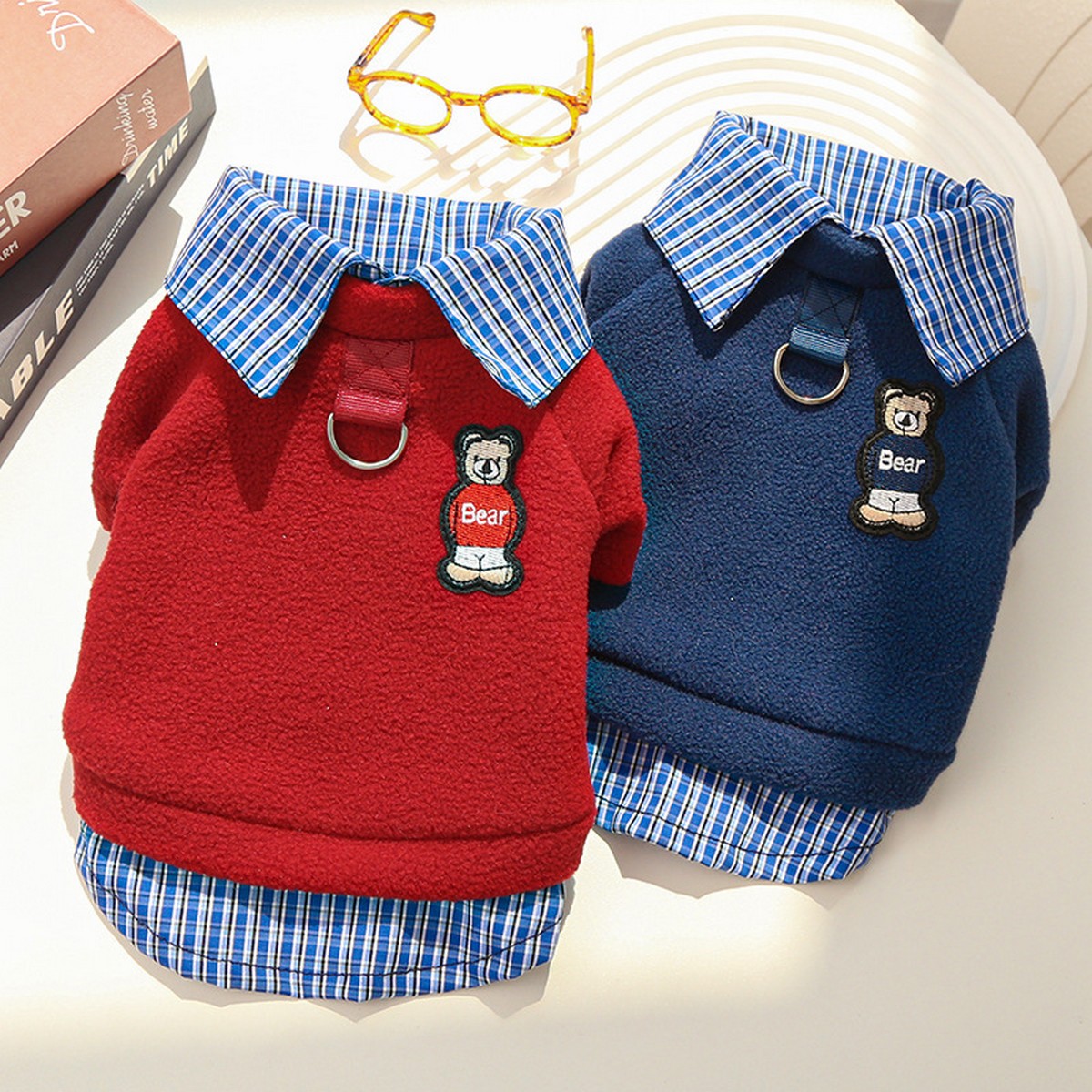 Miu Style Pet Fleece Top – Cozy Winter Outfit_CWMM11068