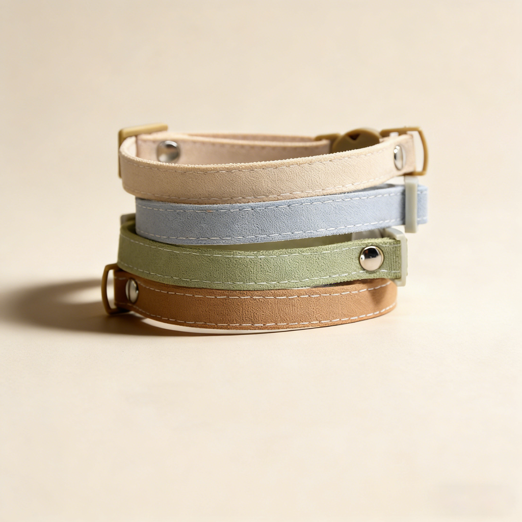 Cat Dog Lightweight Solid Color Collar_CWMM13146
