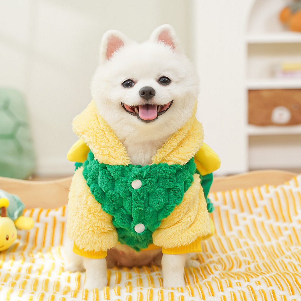 Funny Pet Outfit – Warm Cartoon Dog Cat Clothes_CWMM11153