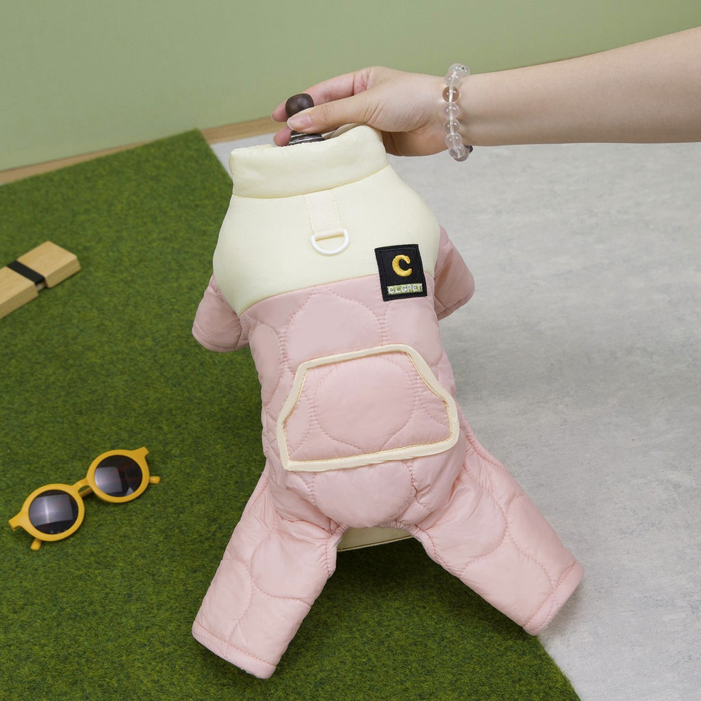 Teddy Bichon Dog Four-Leg Cotton Vest_CWMM12230