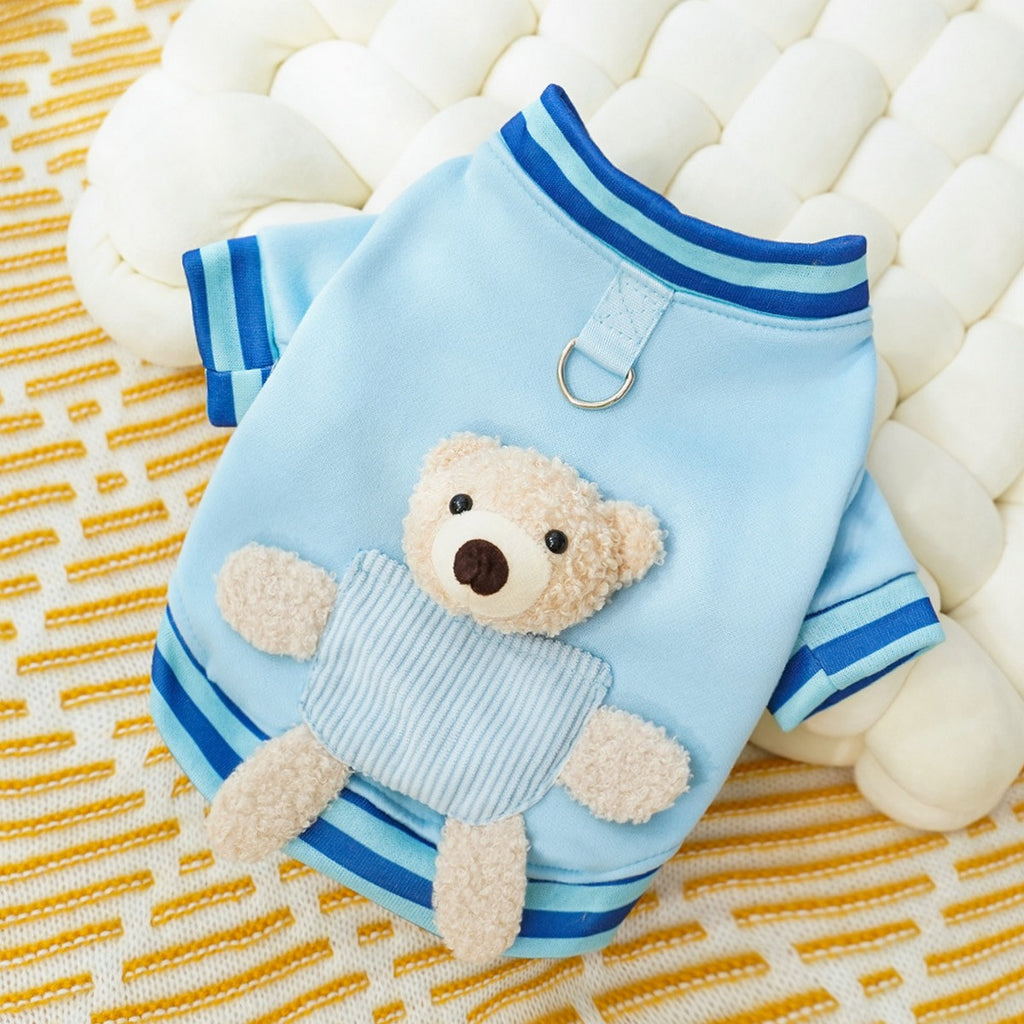 Trendy Pet Jacket – Warm Sporty Baseball Look_CWMM11169