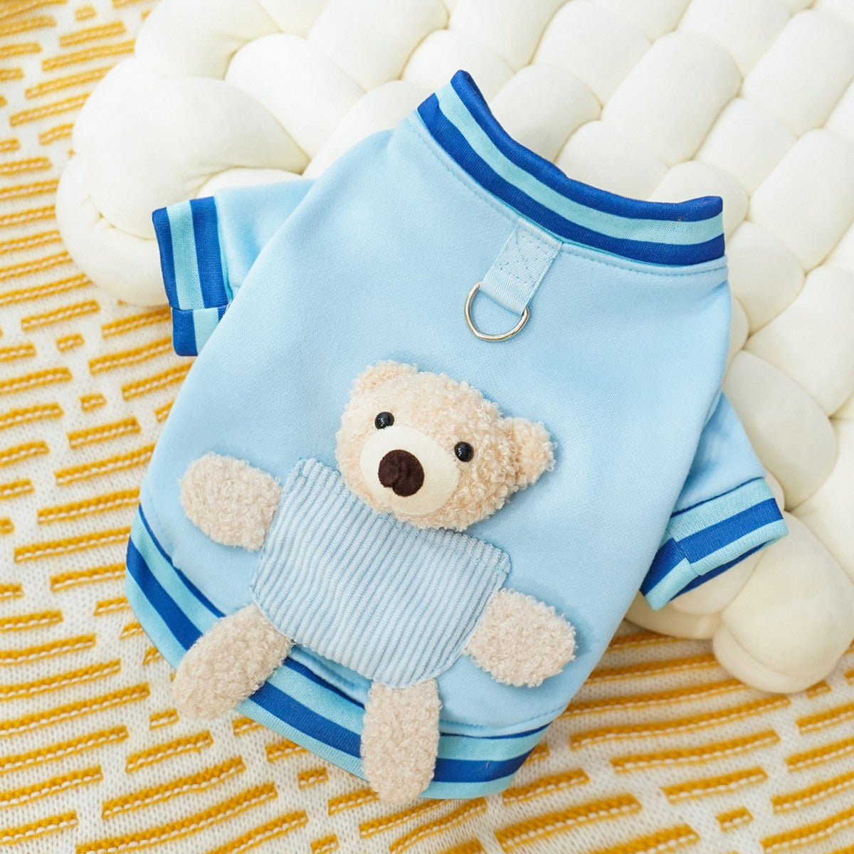 Trendy Pet Jacket – Warm Sporty Baseball Look_CWMM11169