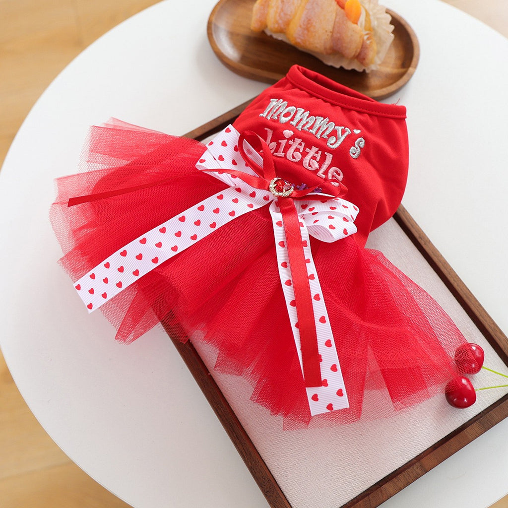 Cute Pet Sweet Princess Tulle Dress_CWMM13088