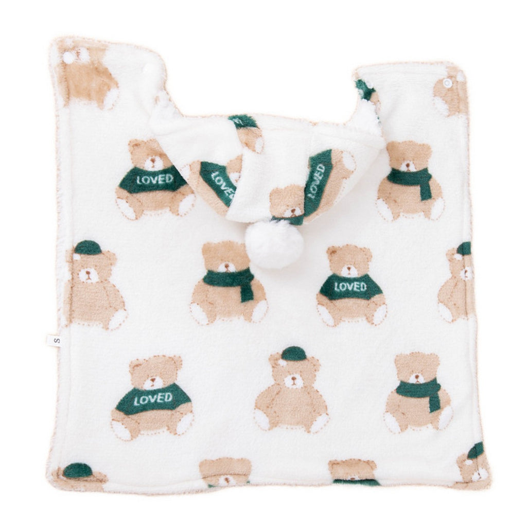 Cute Bear Pet Winter Cape for Dogs Cats_CWMM12743