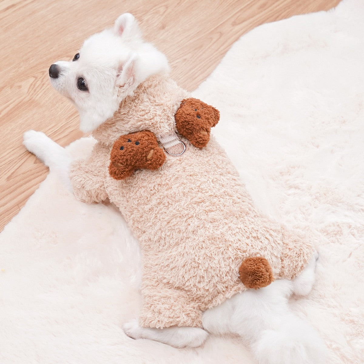 Warm Bear Costume   Winter Dog Cat Wear_CWMM11298
