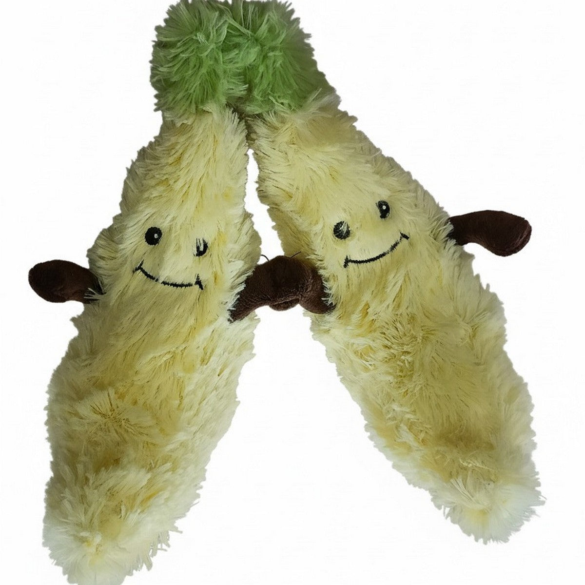 Hugging Banana Plush Dog Toy Squeaky_CWMM13354