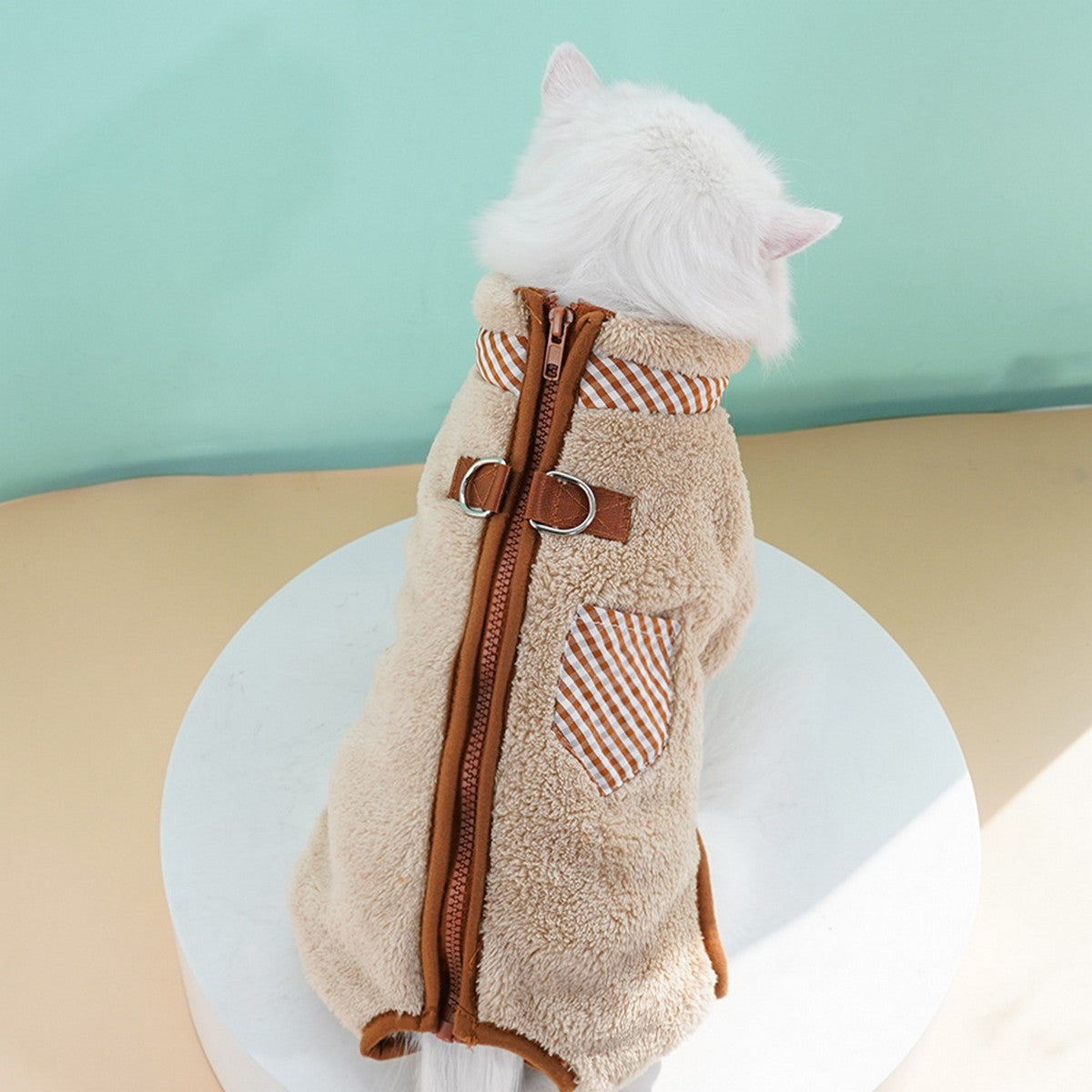 Pet Fleece Jumpsuit – Dog Cat Winter Outfit_CWMM11276